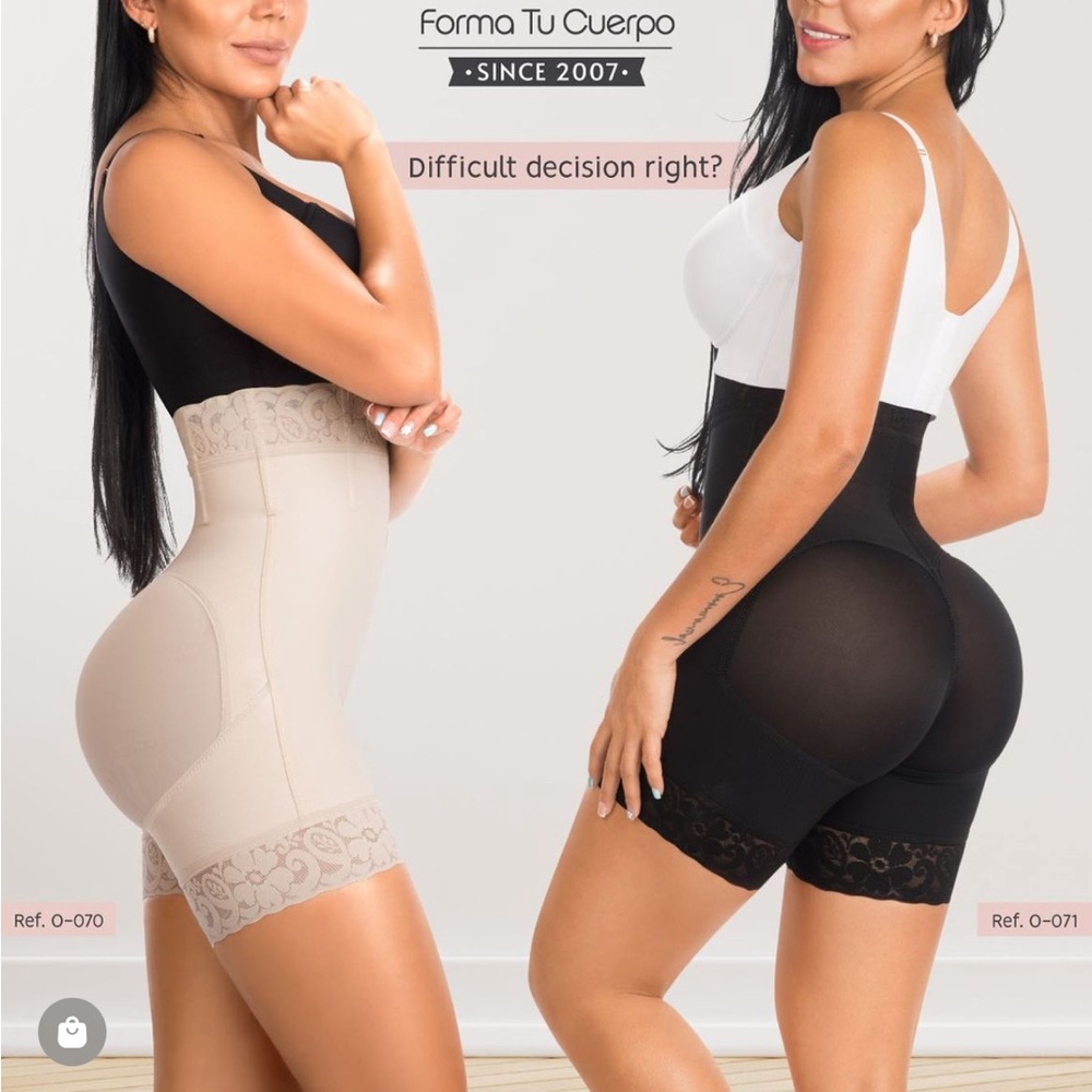 Faja Colombiana Forma tu cuerpo Short Girdle Butt lift tummy tuck zipper O-070 - Picture 13 of 13